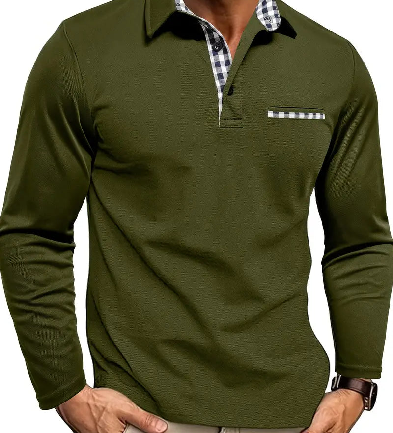 Polo košile s dlouhými rukávy