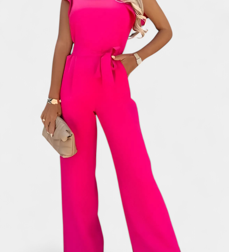 Shalonda Mono Elegantní bez Rukávů s Mašlí