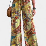 Vitoria Letní Kalhoty s Širokými Nohavicemi