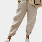 Alba Pantalony s rovnými nohavicemi a prodyšné