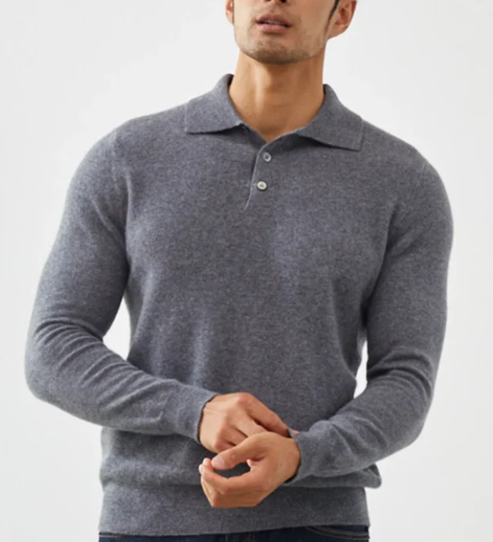 Polo svetr z kašmíru Ponza