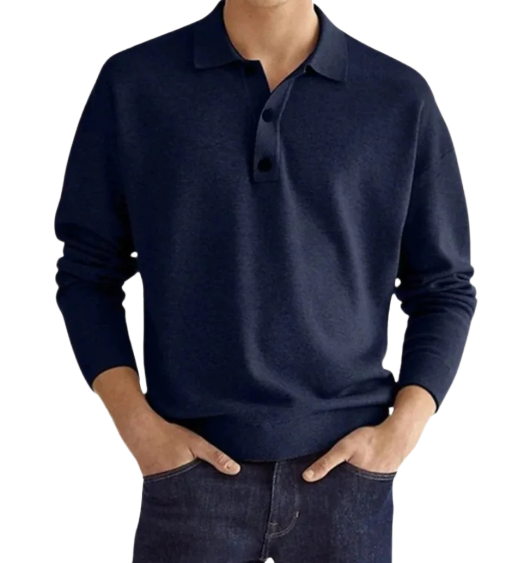 Elegantní polo svetr