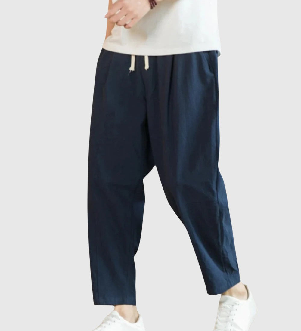 Kalhoty z bavlny Roma