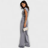 Michaela - Asymetrická souprava s dramatickými rameny