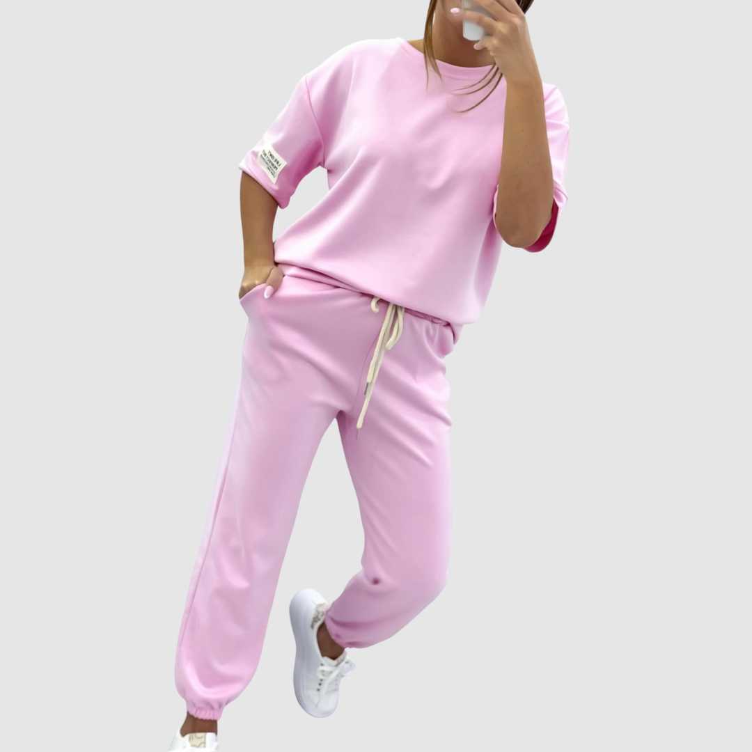 Anežka - Krátký rukáv Lounge Set