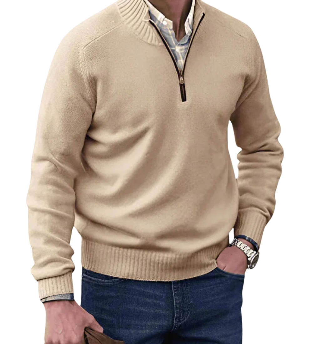 Pohodlná mikina se zipem