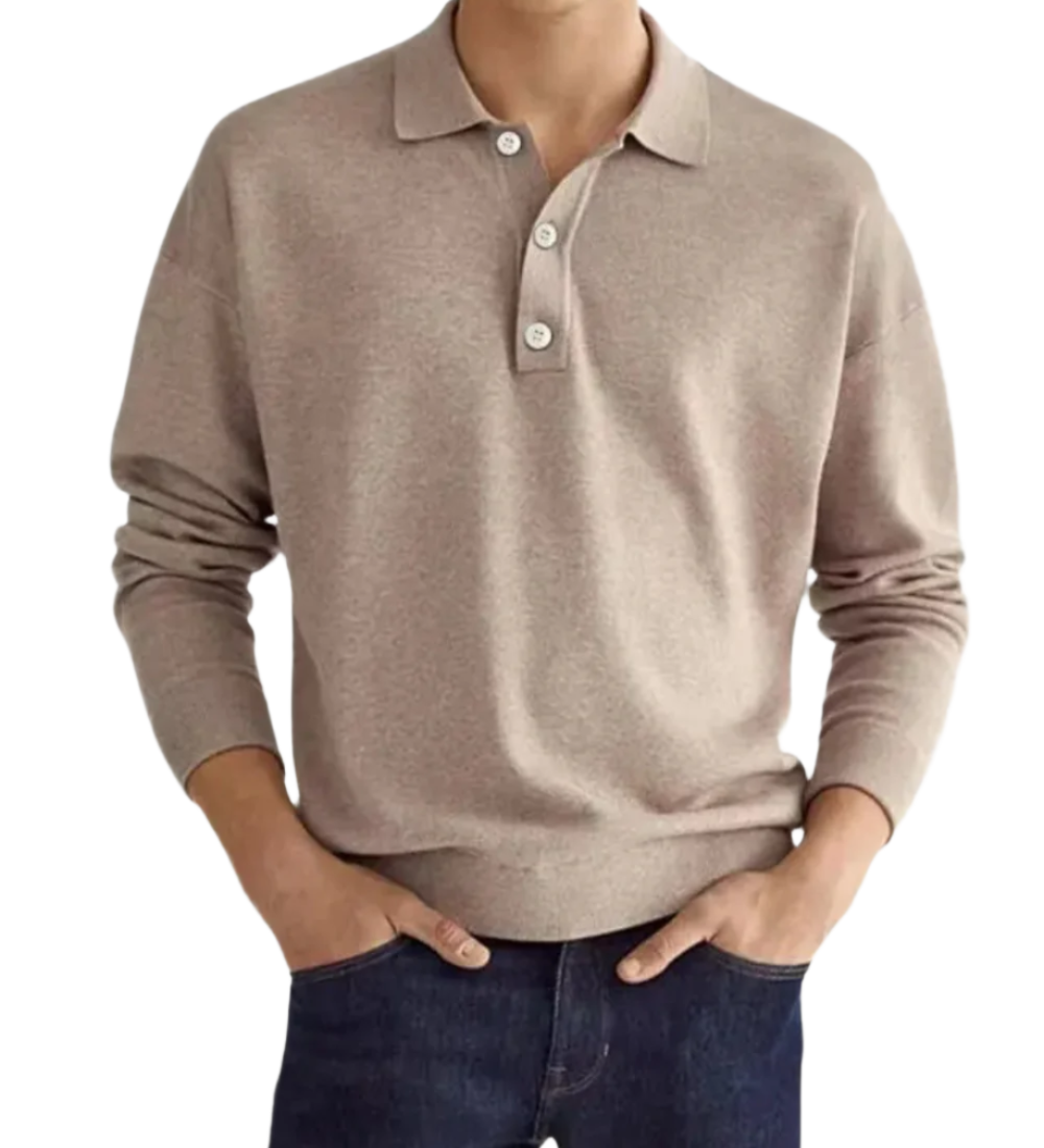 Elegantní polo svetr