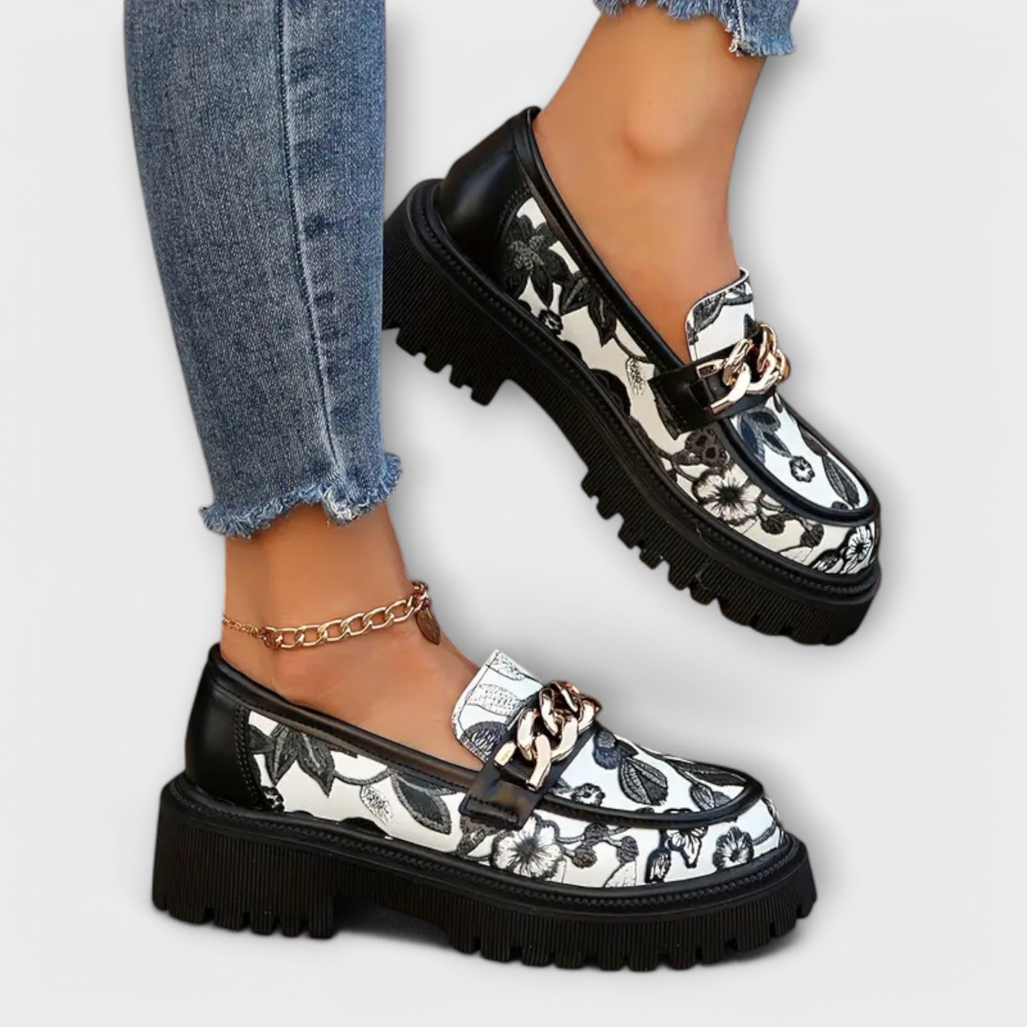 Nalla™ - Elegantní retro-mokasíny