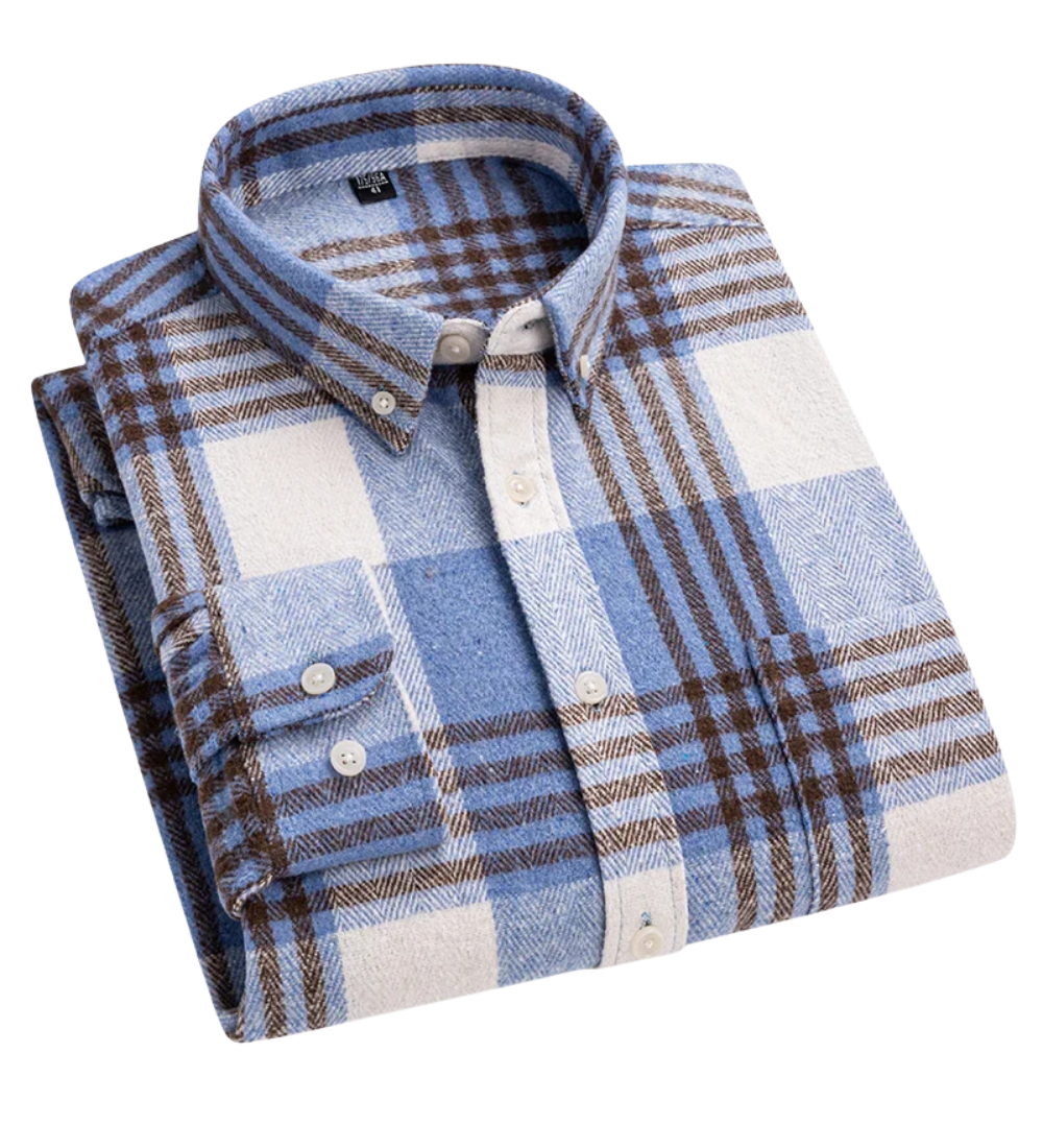 Givalli - Kostkovaná bavlněná košile