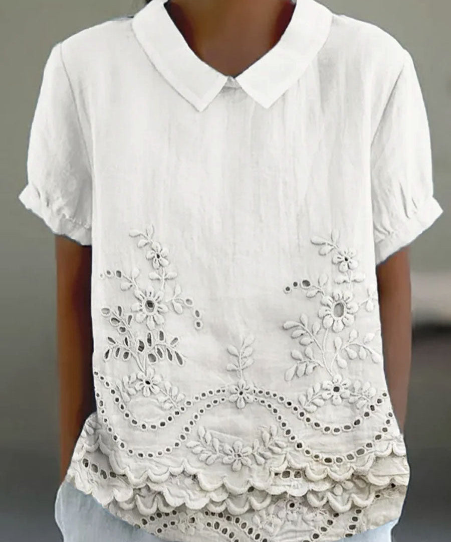 Lily | Camisa Bordada Floral