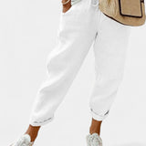 Alba Pantalony s rovnými nohavicemi a prodyšné