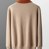 Polo Castelle s rozepínáním na zip z kašmíru