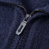 Kašmírový svetr s čtvrtinovým zipem Gstaad