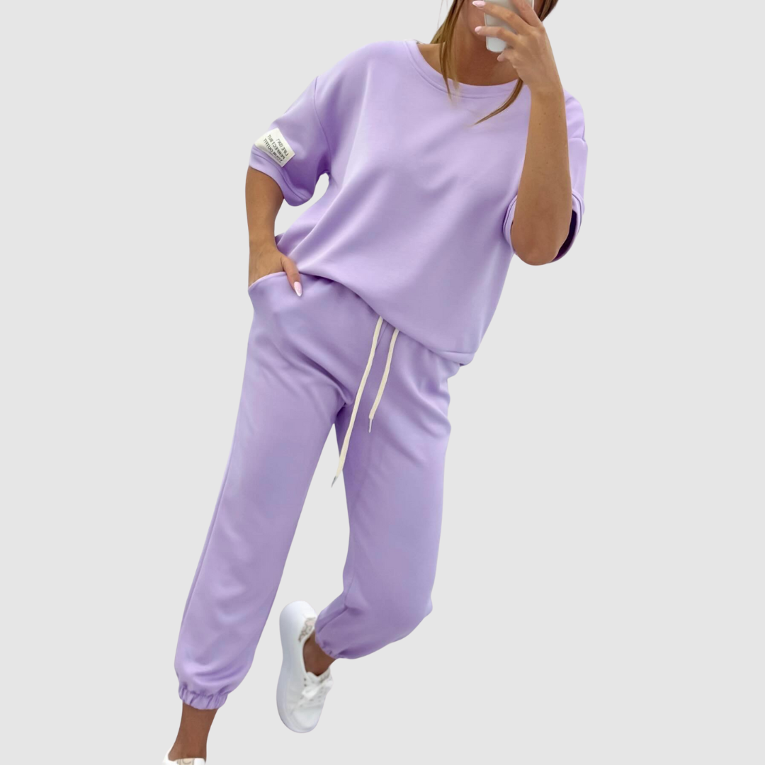 Anežka - Krátký rukáv Lounge Set