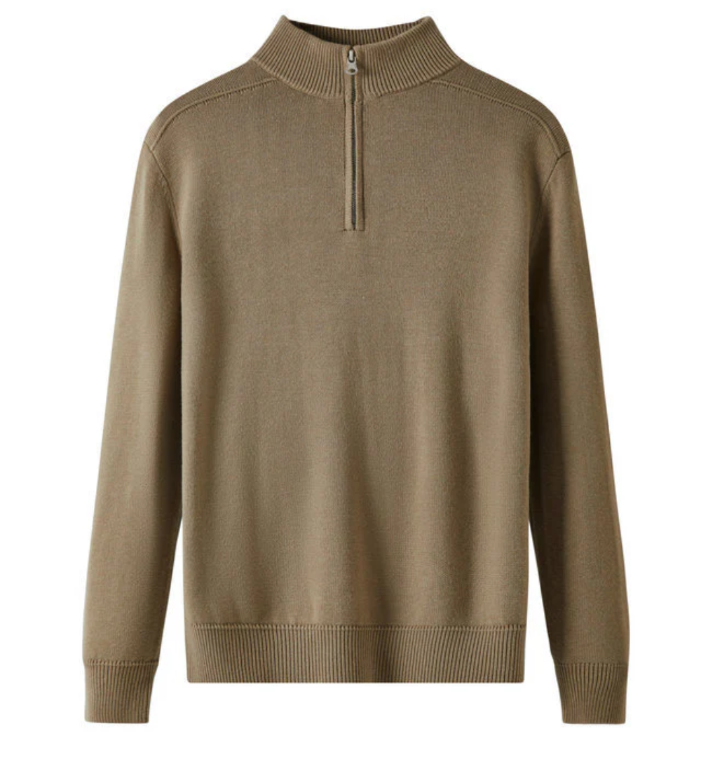 Merino Capri svetr s zipem