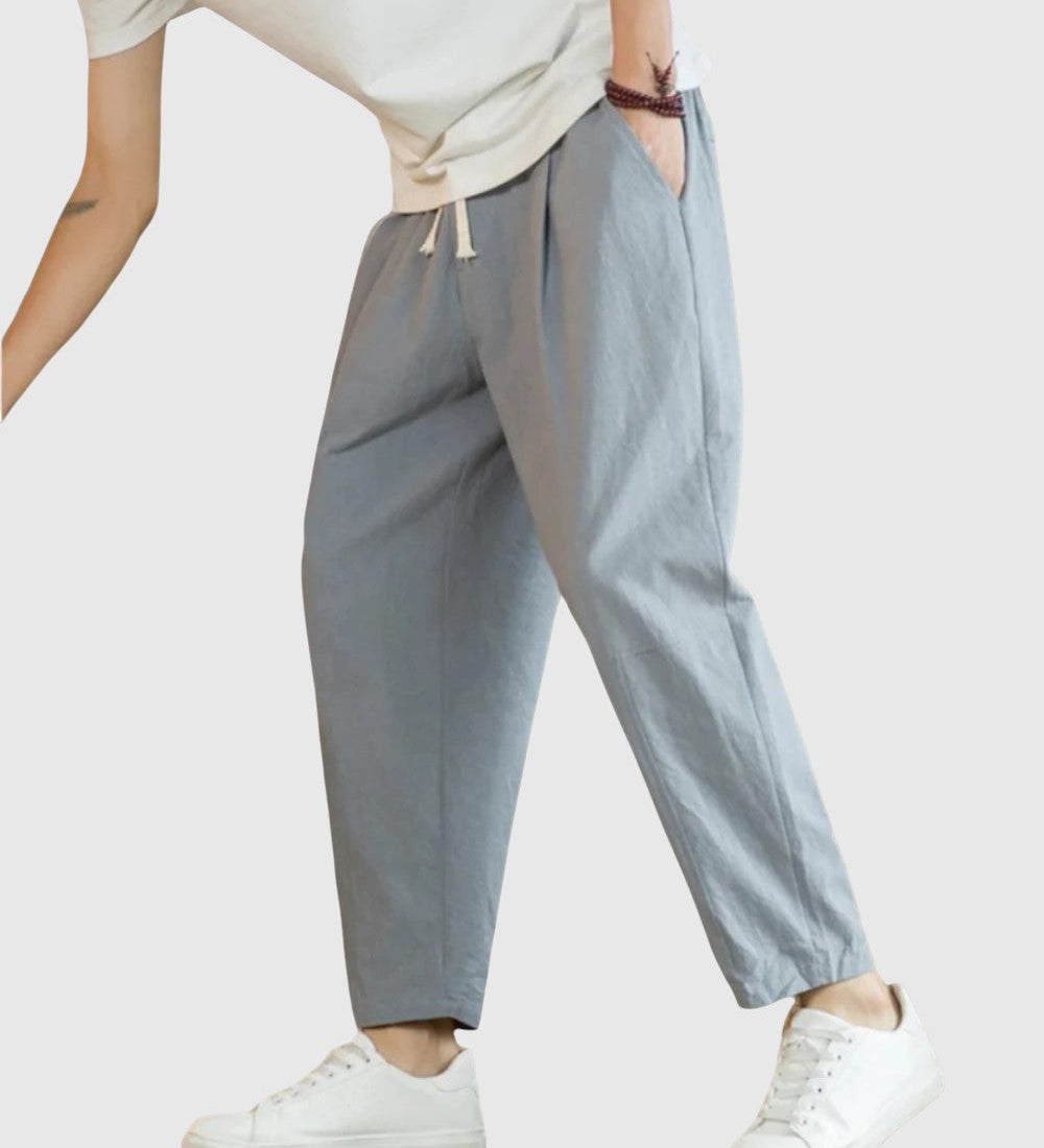 Kalhoty z bavlny Roma