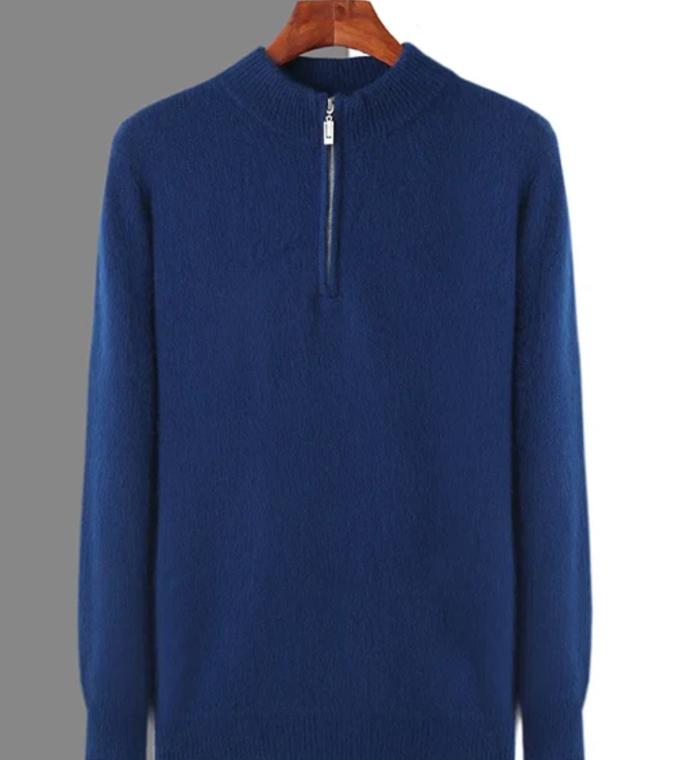 Kardigan z kašmíru Genève se zipem