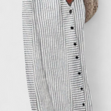 Isoldean Letní Pantalony s Pruhy