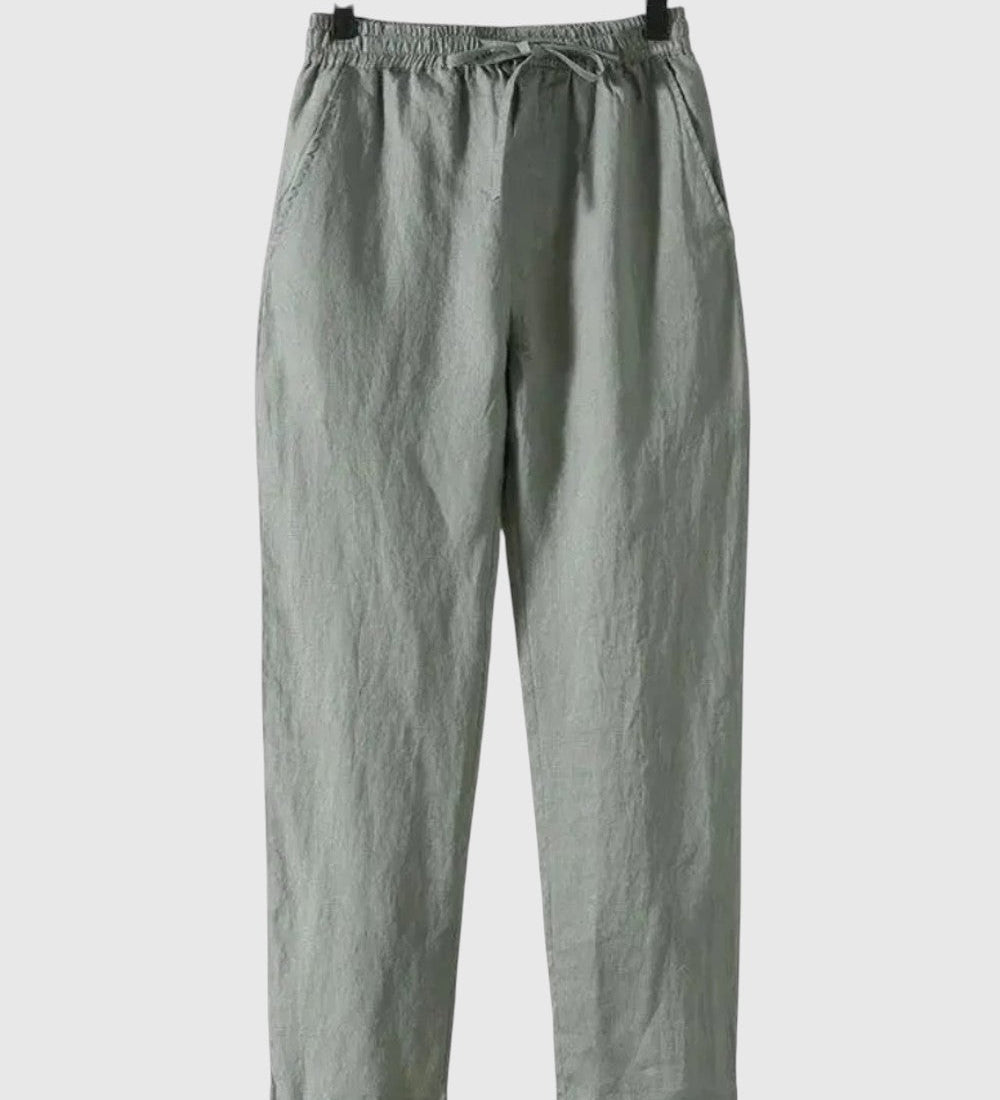 Lněné kalhoty Palm Springs