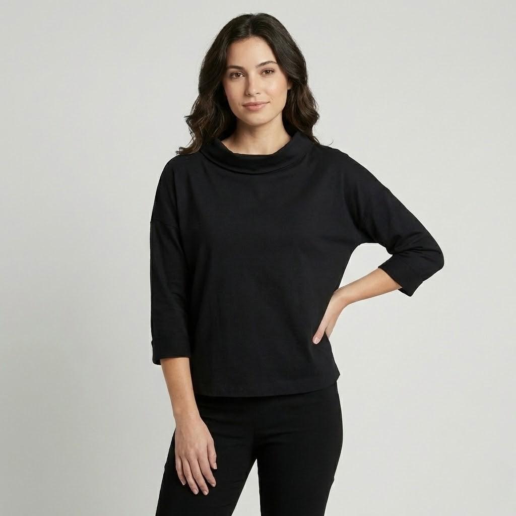 Camisola minimalista de malha suave | Corte solto | Elegância intemporal