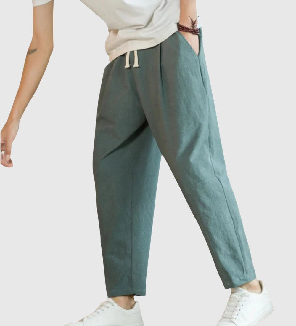 Kalhoty z bavlny Roma