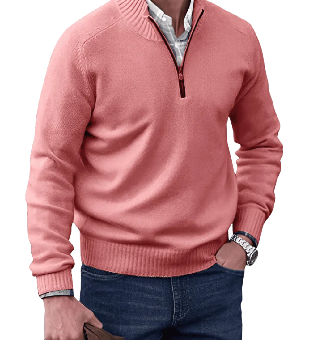 Pohodlná mikina se zipem