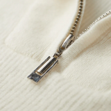 Kardigan Portofino z kašmíru s polo zipem