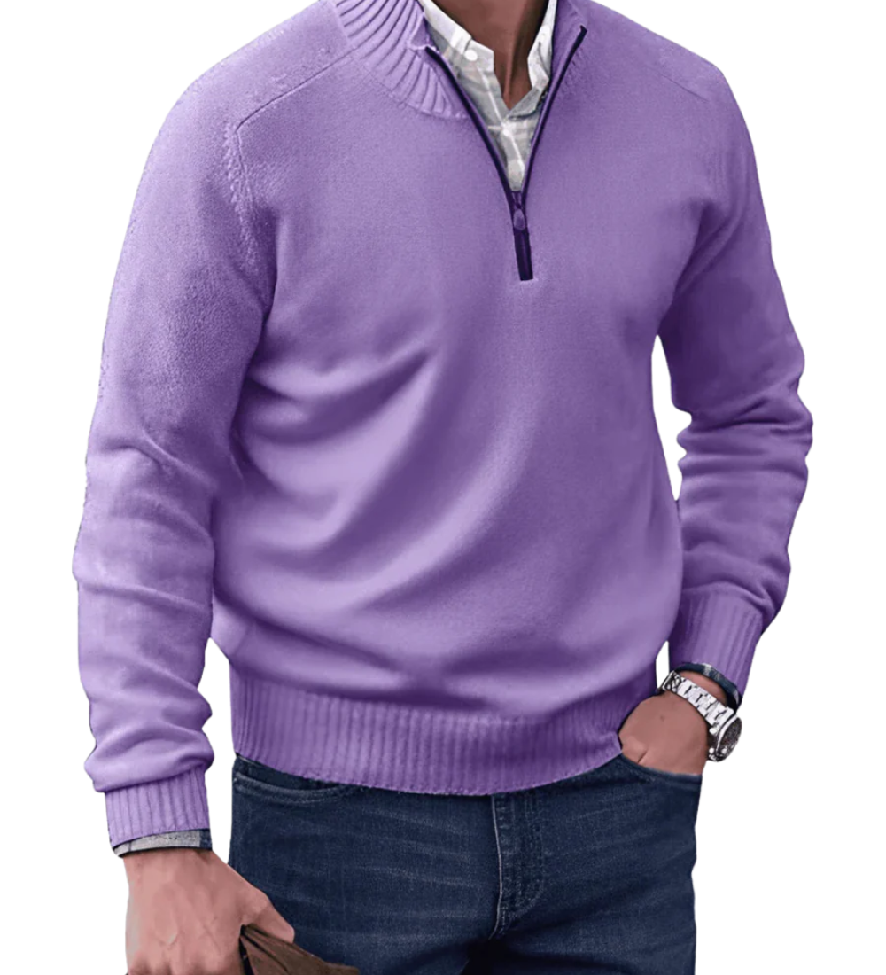 Pohodlná mikina se zipem