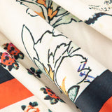 Arce Kalhoty s Vysokým Pasem a Květinovým Vzorem