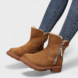 Eliška - Elegantní boty s kožíškem