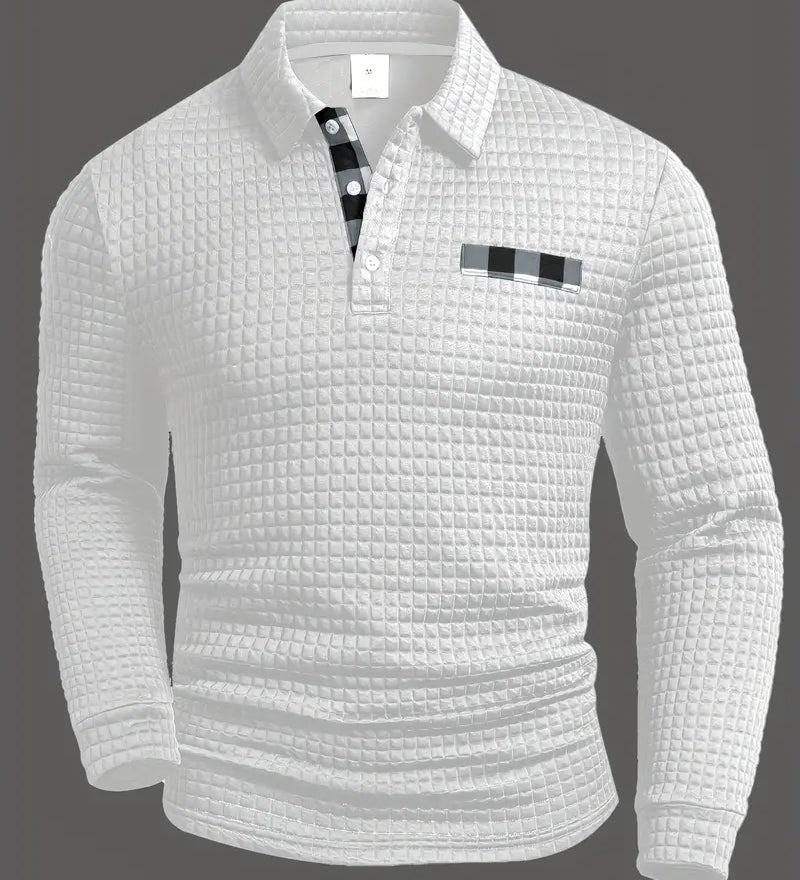 Polo triko s žebrováním