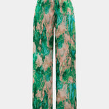 Inna Kalhoty s Vysokým Pasem a Mramorovým Vzorem