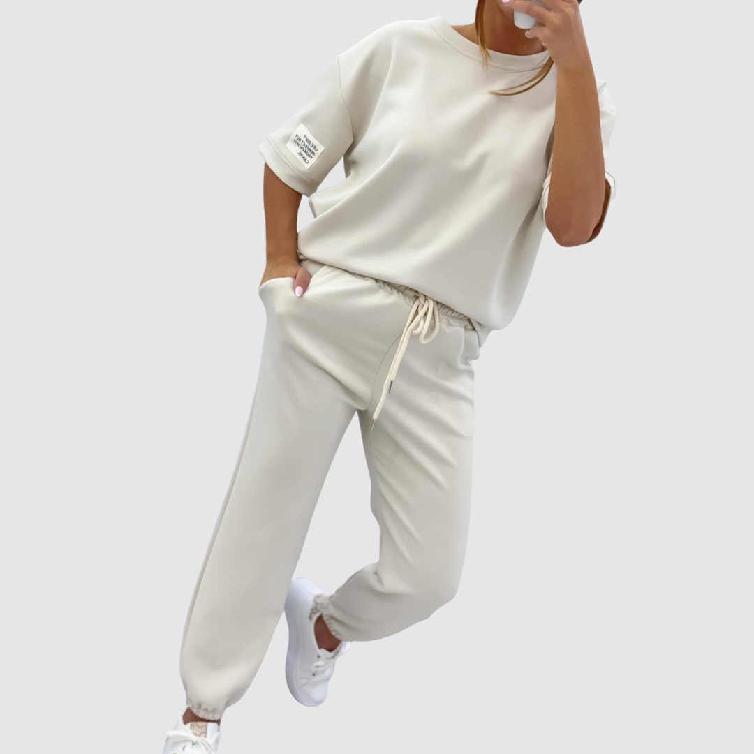 Anežka - Krátký rukáv Lounge Set