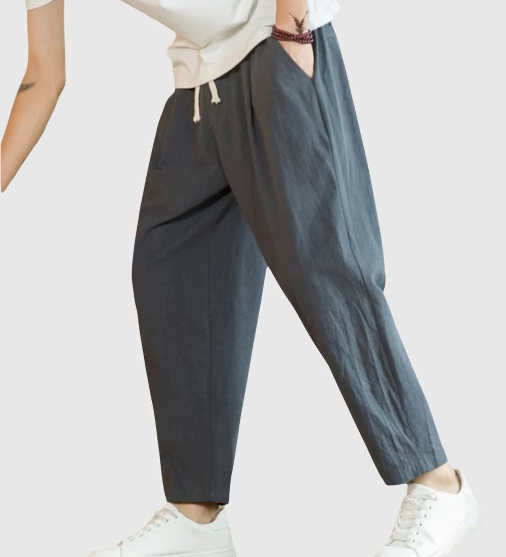 Kalhoty z bavlny Roma