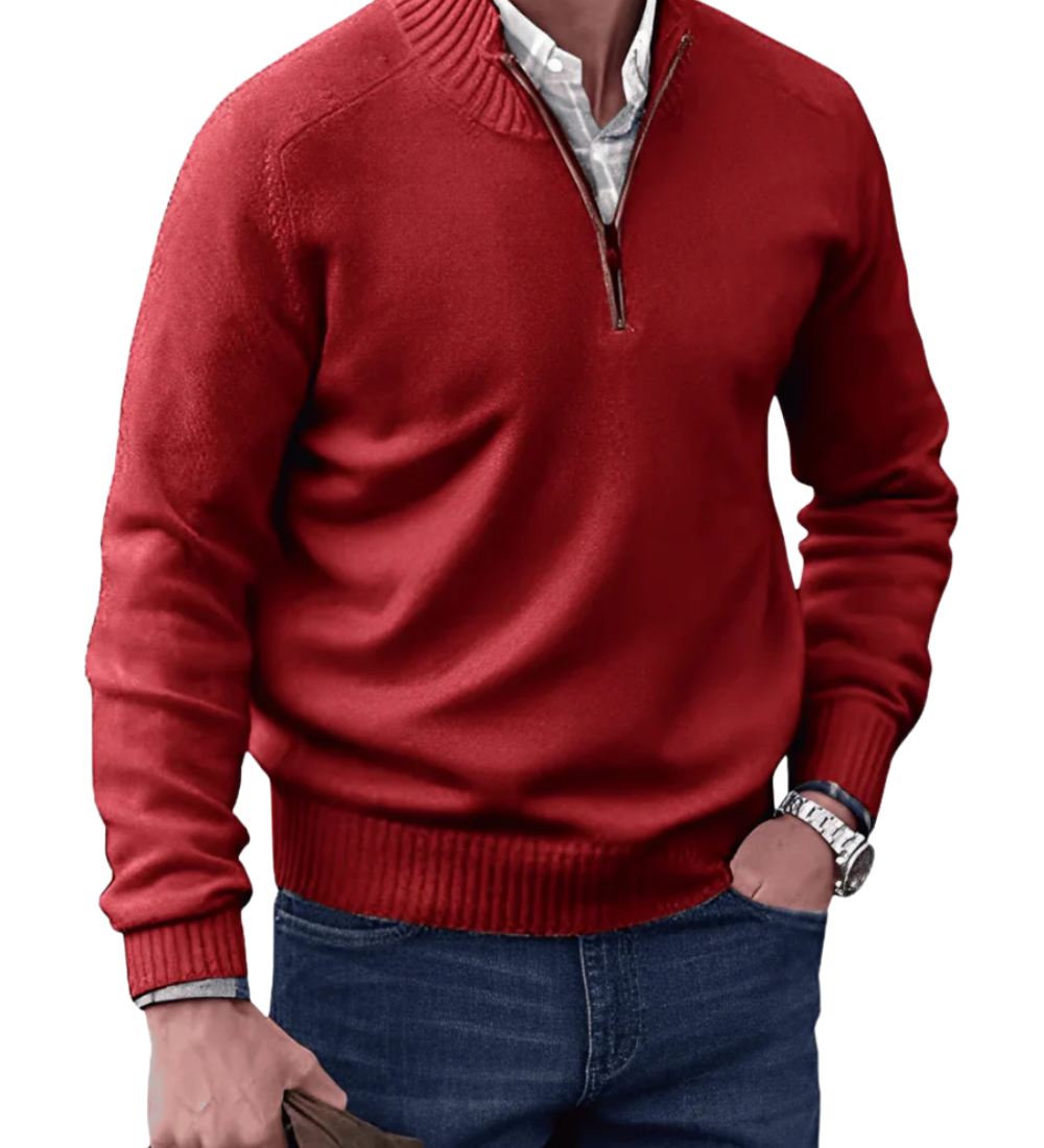 Pohodlná mikina se zipem