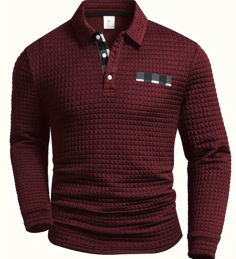 Polo triko s žebrováním