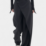 Oaklyn Rovné Kalhoty s Moderním Záhybem