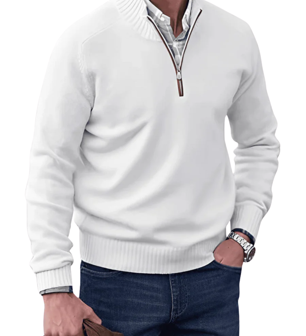 Pohodlná mikina se zipem