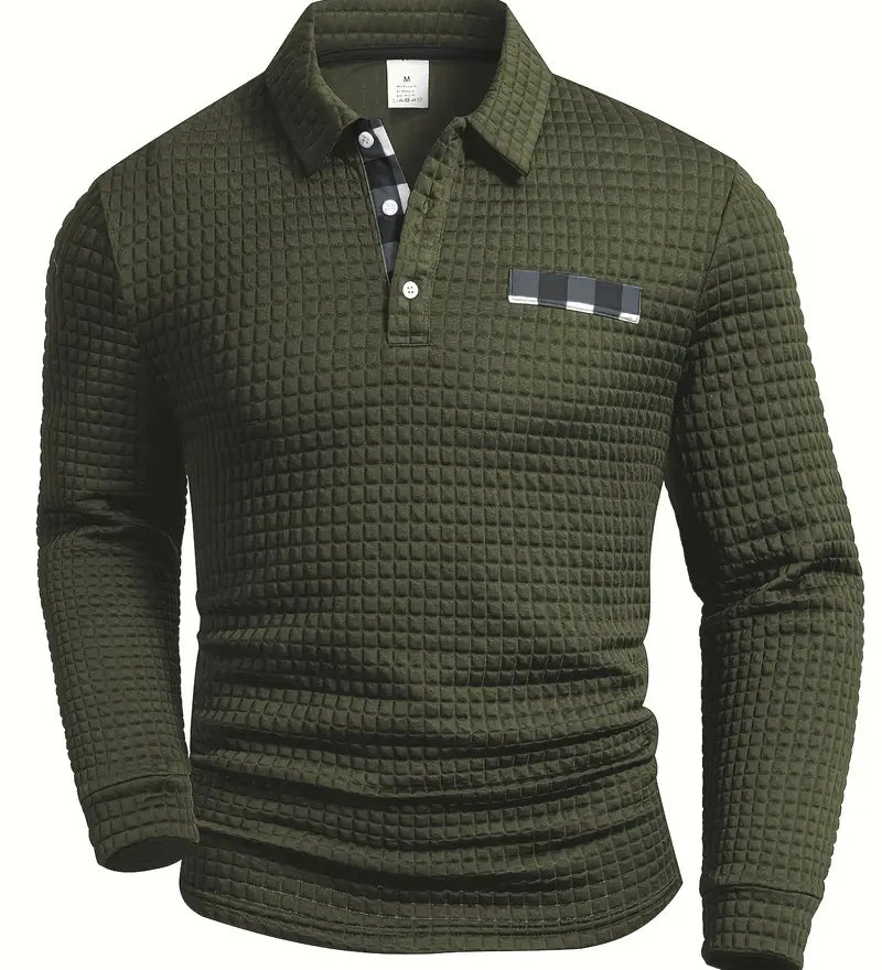 Polo triko s žebrováním