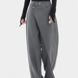 Oaklyn Rovné Kalhoty s Moderním Záhybem