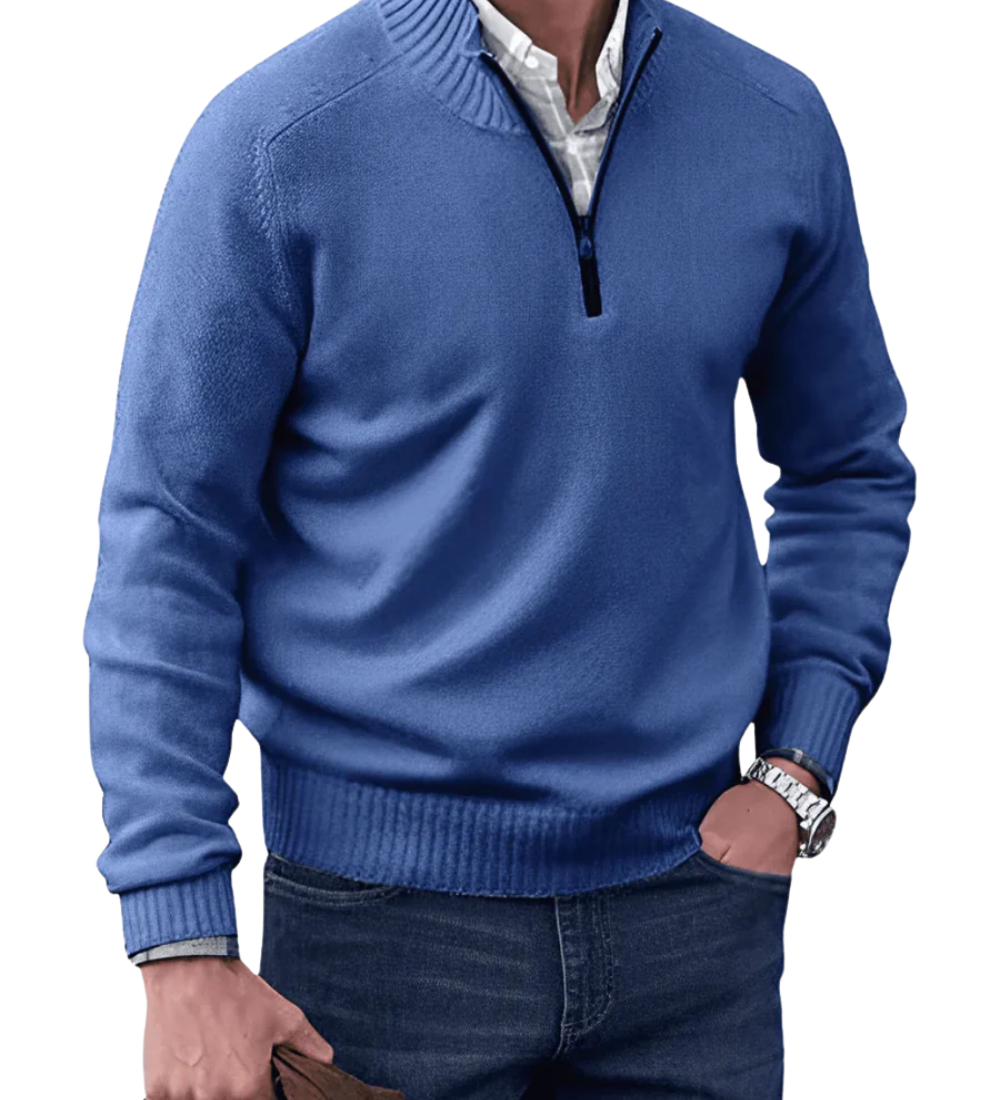 Pohodlná mikina se zipem