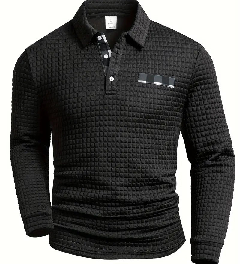 Polo triko s žebrováním