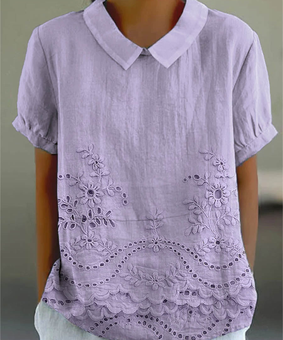 Lily | Camisa Bordada Floral