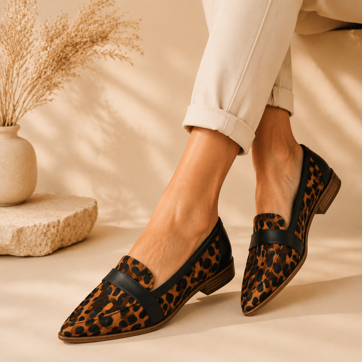 Helen | Mocassins ortopédicas de camurça macia