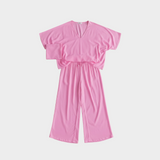 Rozárie - Lehké Sada s Širokými Kalhotami a Volnou Blůzou