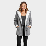 Marie - Zimní kabát podšitý fleecem