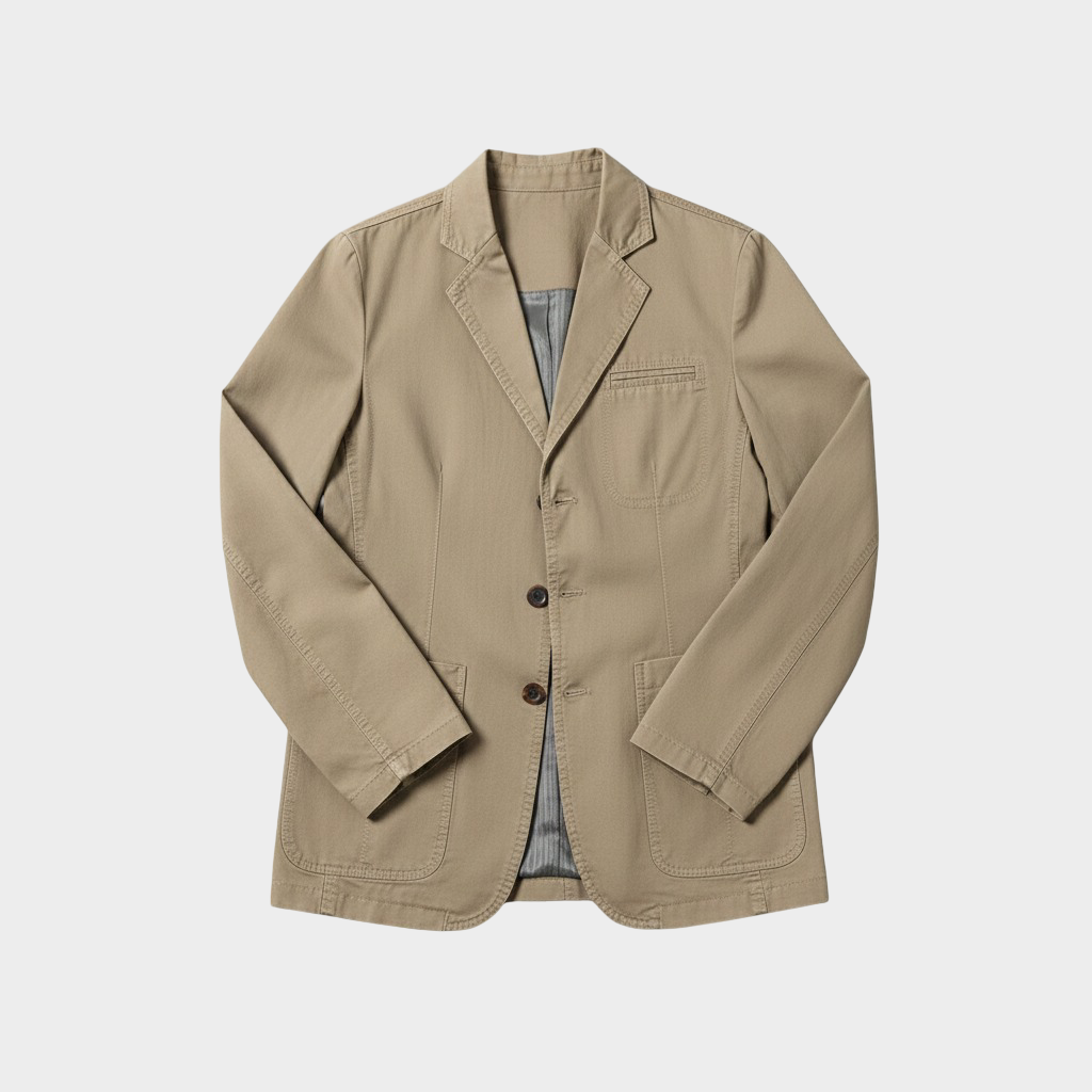 Alessio - Elegantní Casual Blazer z Prémiové Bavlny