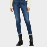 Marie - Kožené kotníkové boty s pohodlným podpatkem