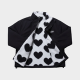 Adriana - Reverzibilní měkká srdíčková bunda