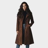 Anna – Široký semišový kabát